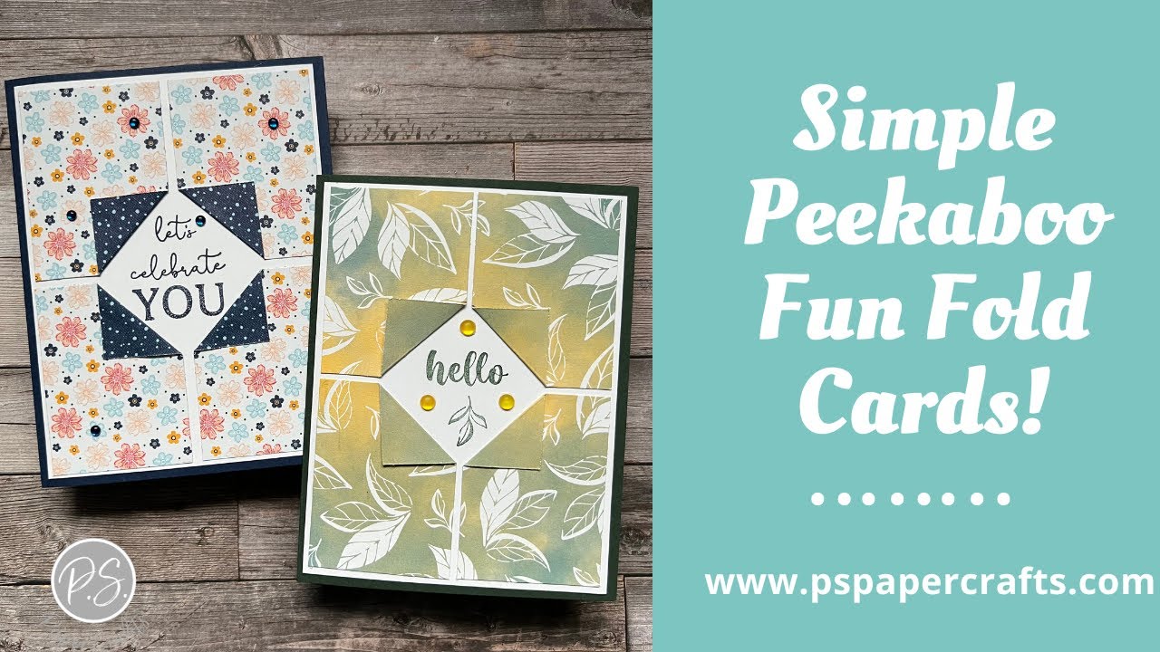 How To Make A Simple Peekaboo Fun Fold Card
