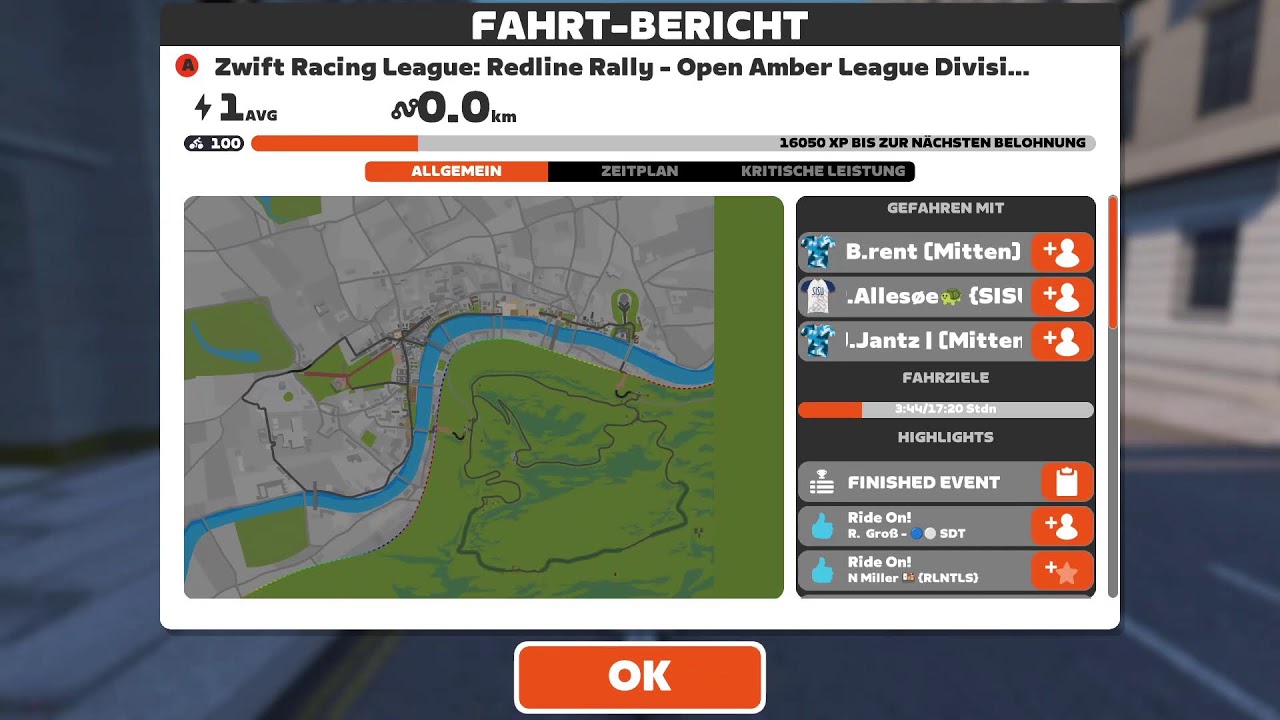 ZRL R3/Race6 Amber/A1 ZDR - London Loop - Scratch