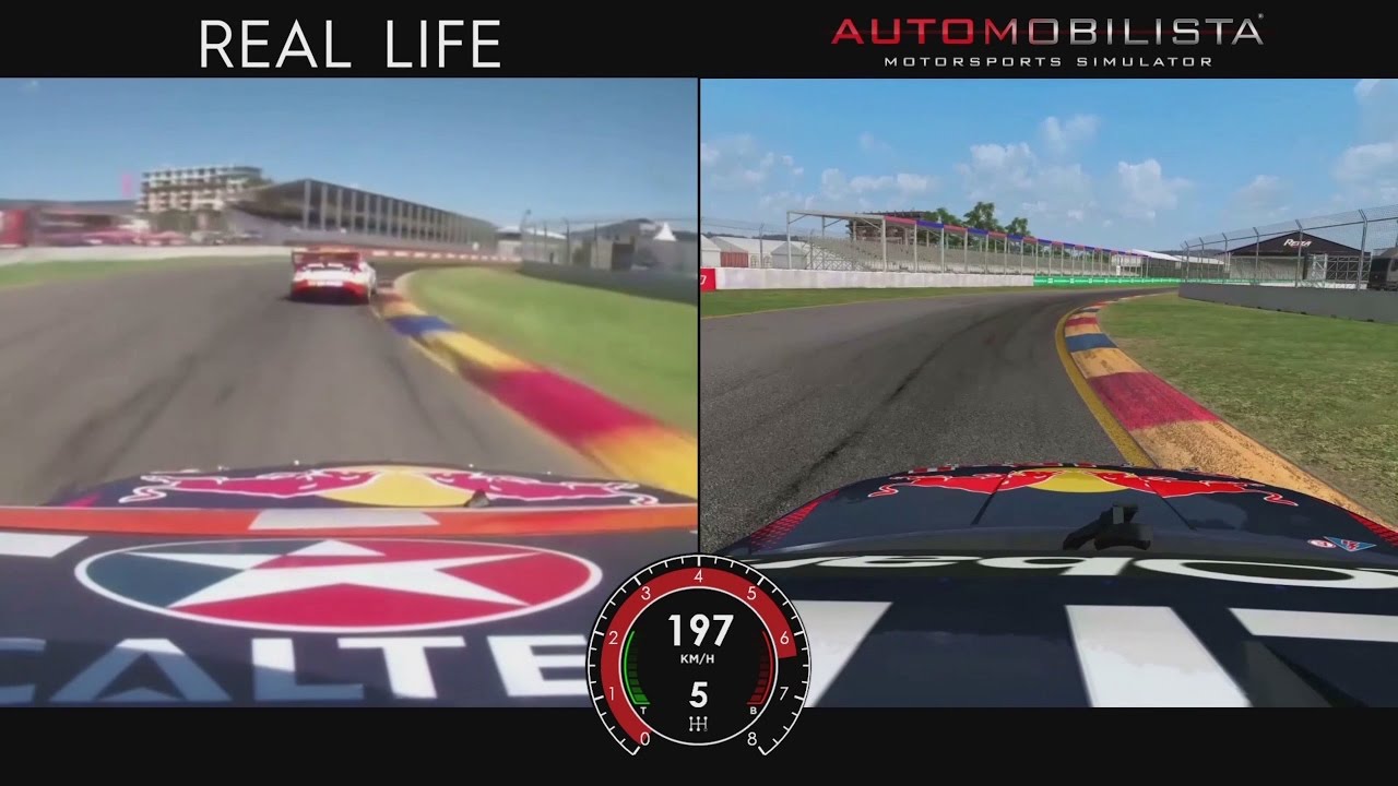 Automobilista vs. Real Life | Adelaide | V8 Supercars