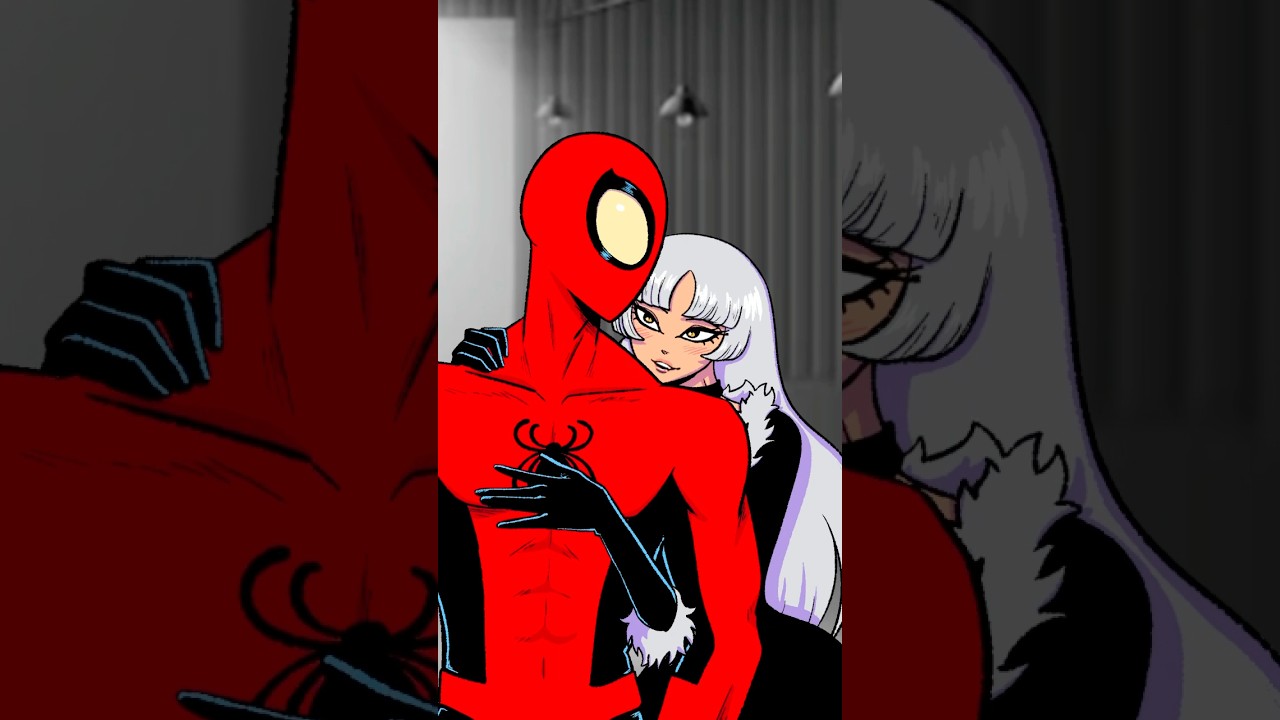 TOBEY MAGUIRES SPIDER-MAN HAD A BLACK CAT? #spiderman #animation #blackcat #spidermantrilogy #marvel