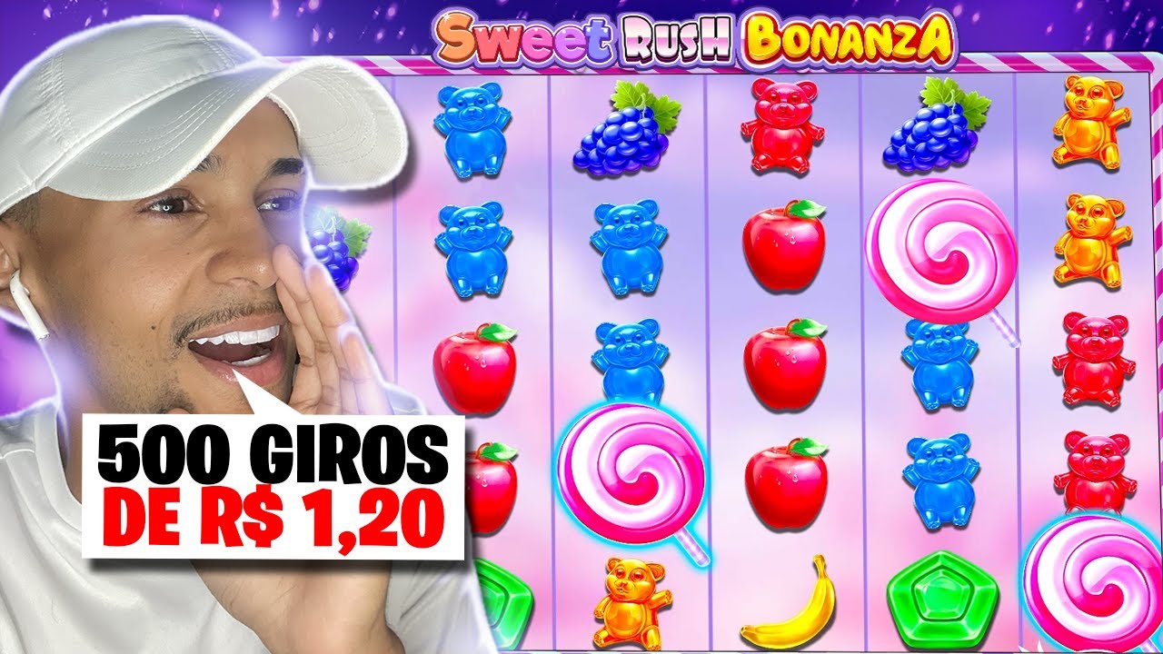 500 GIROS DE R$ 1,20 no SWEET RUSH BONANZA e ESSE FOI O RESULTADO!