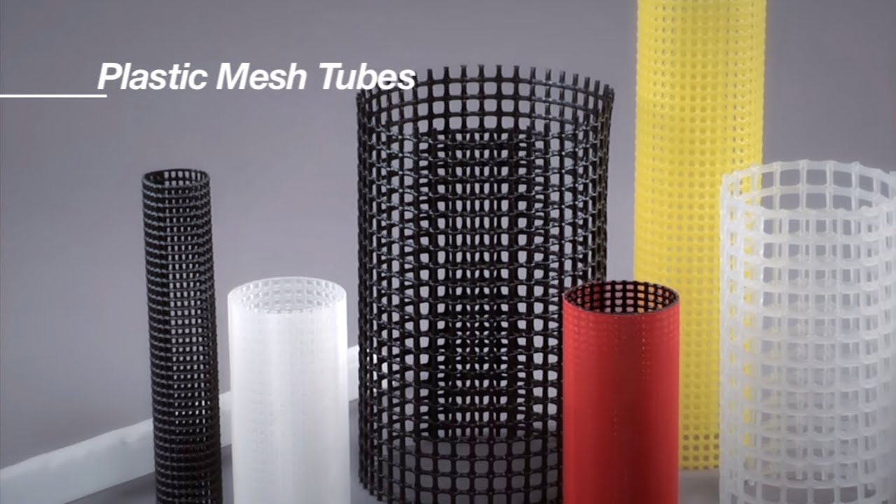 Extruded & Seamed Plastic Mesh Tubing