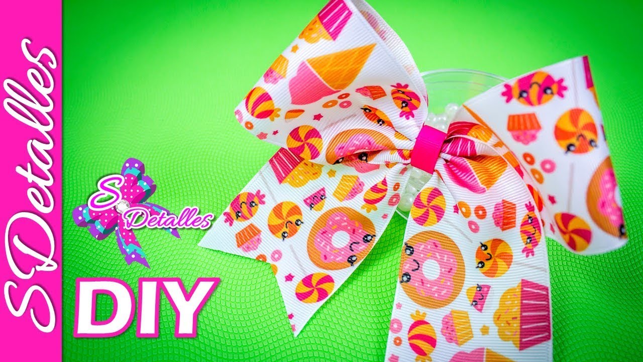 Como hacer lazos: Lazos de Porristas | Video# 56 | SDetalles | DIY