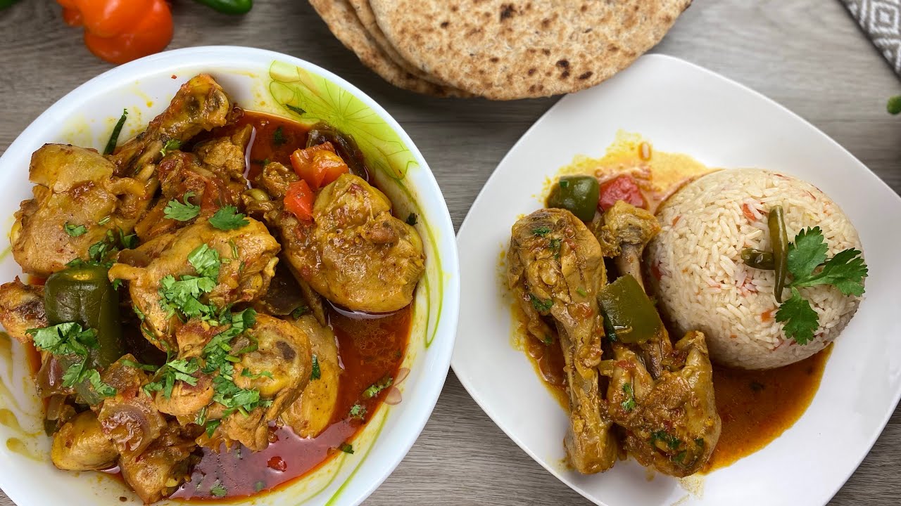 Delicious and Easy Spicy Chicken Curry Recipe ll وصفة دجاج علئ الطريقة الهندية مع الصوص اللذيذ😋