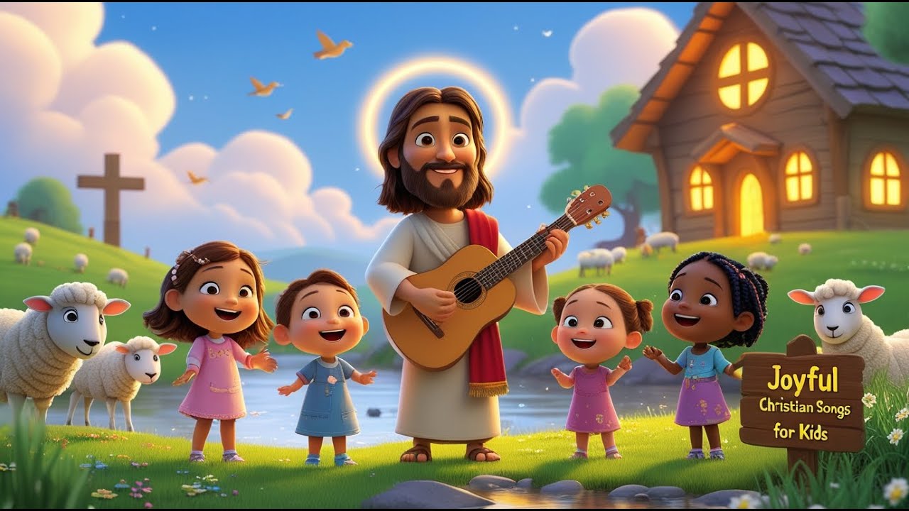 Jesus Is Powerful | Joyful Christian Song for Kids | Bible Story Song | Ages 3–8 | Kids' House | New