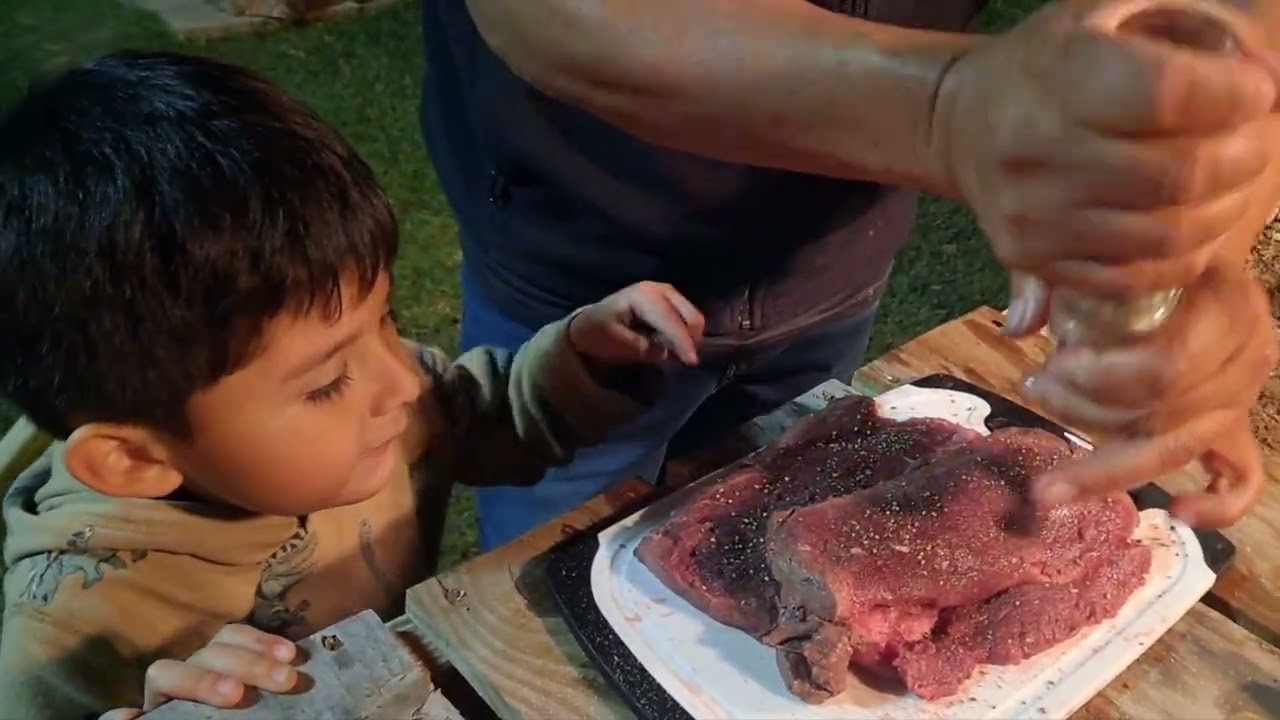 Rico  lomo de venado asado 🤤 