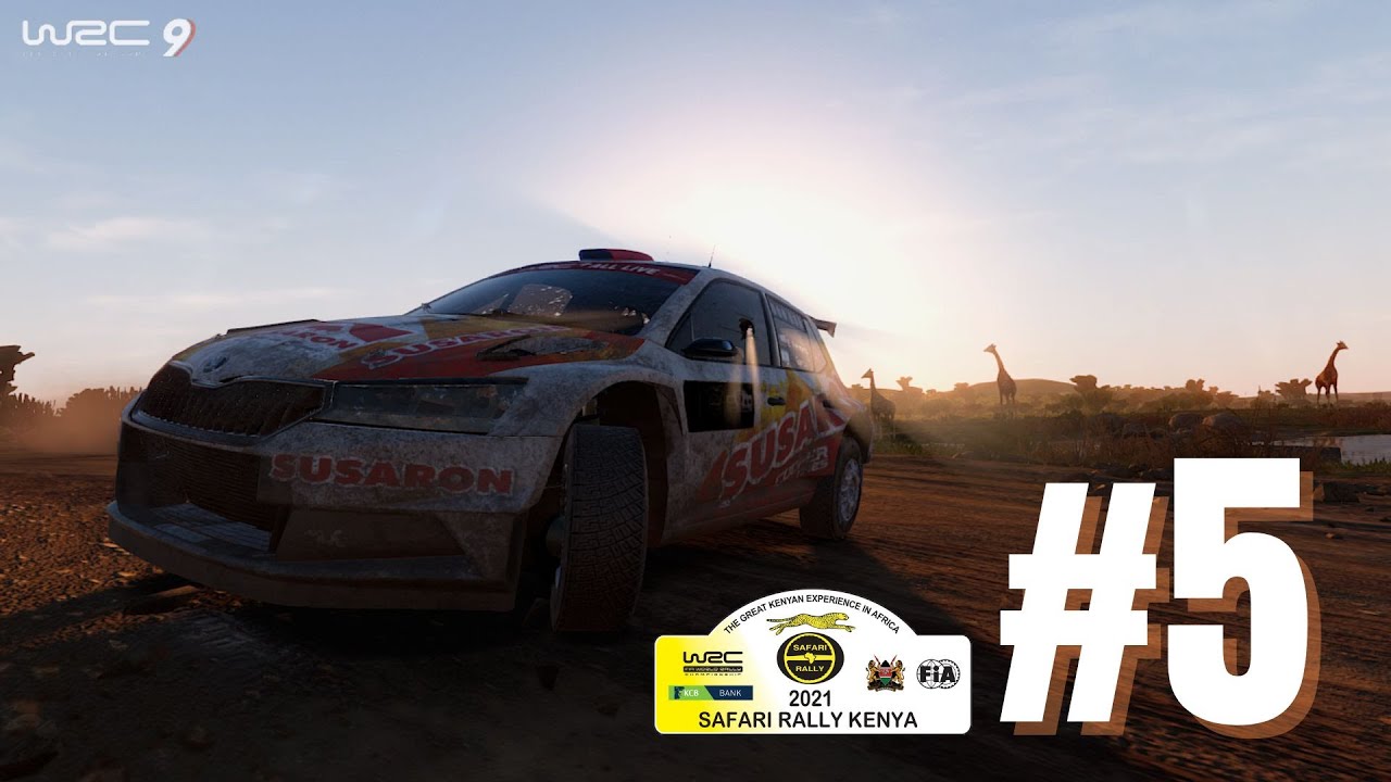 WRC 9 quinto episódio: rally do Quênia!!
