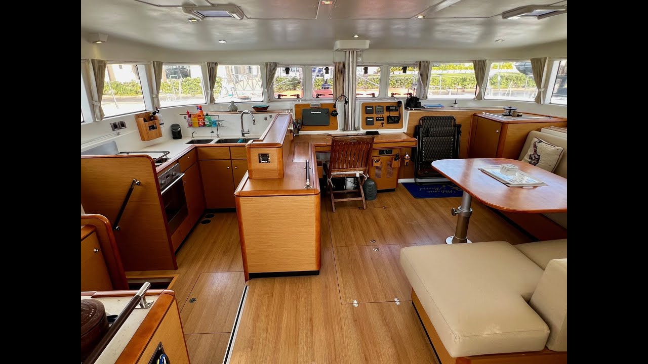 Lagoon 500 interior walkthrough