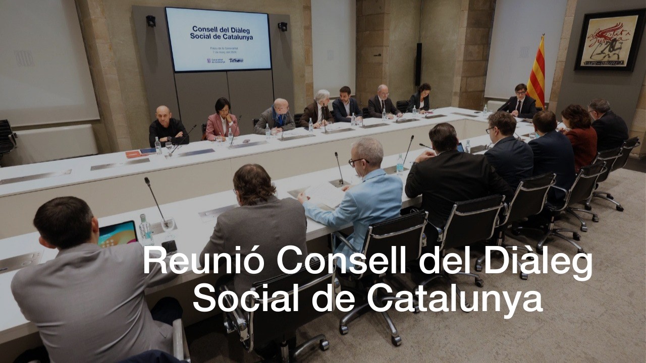 Reunió Consell del Diàleg Social de Catalunya