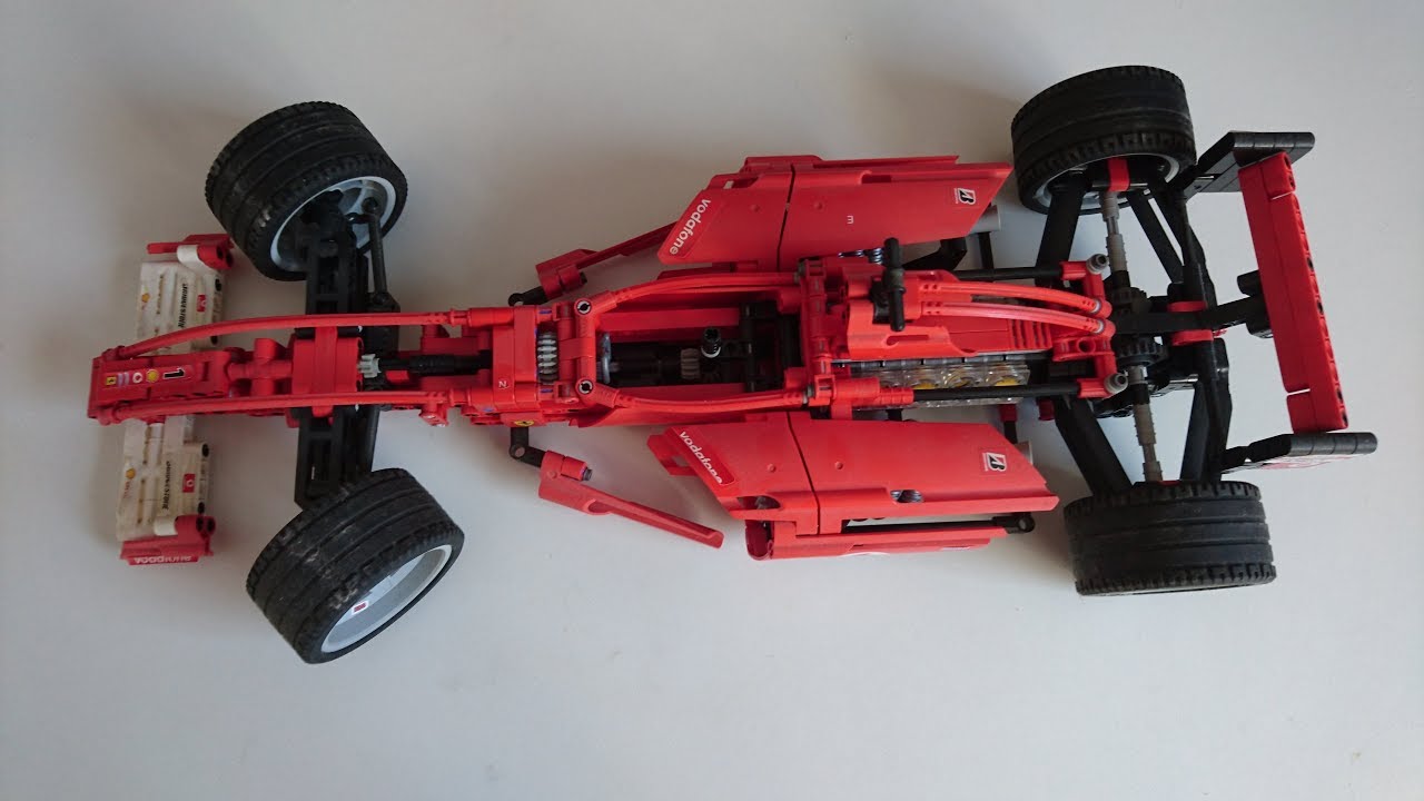Speed build LEGO FERRARI F1 RACER 1:10 - 8386