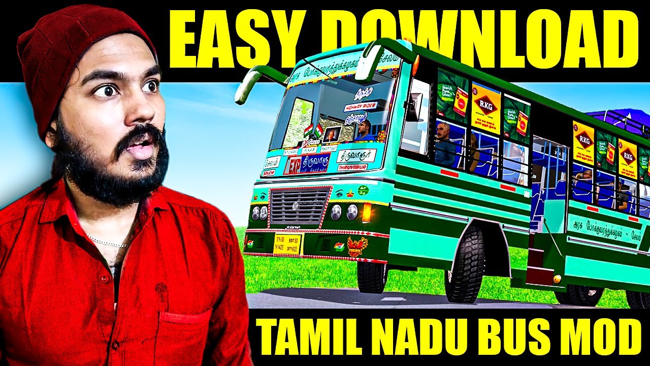 Tamil Nadu TNSTC Bus Mod in Euro Truck Simulator 2: Free Download & Simple Installation Guide