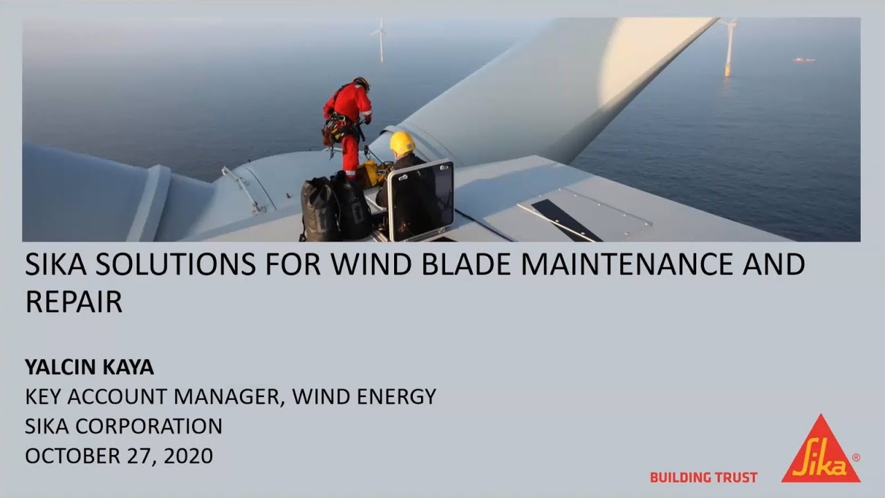 Sika Solutions for Wind Blade Repair and Maintenance