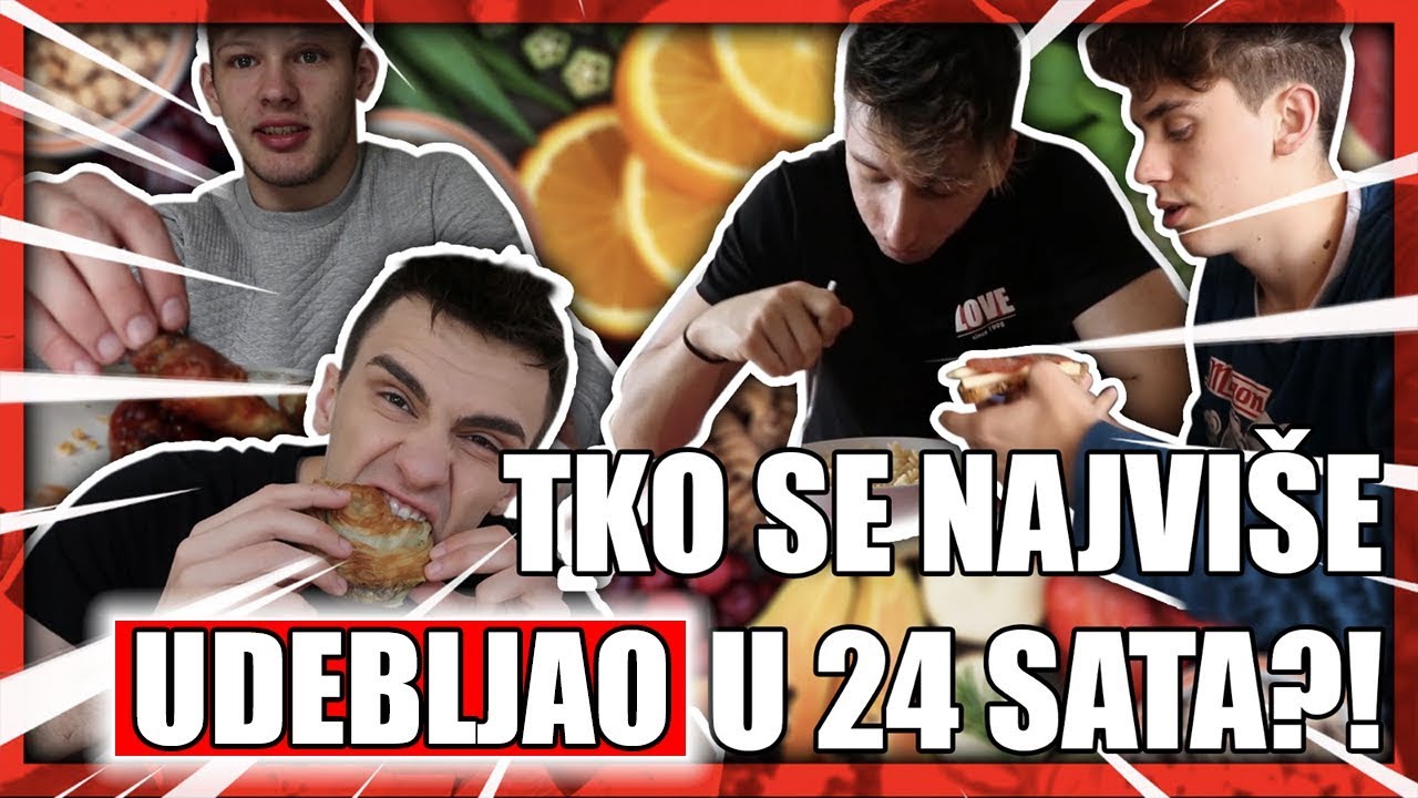TKO ĆE DOBITI VIŠE KILOGRAMA U 24 SATA? (IZAZOV) | TheSikrt, Svenky, Bruno Lukić, 10ficho