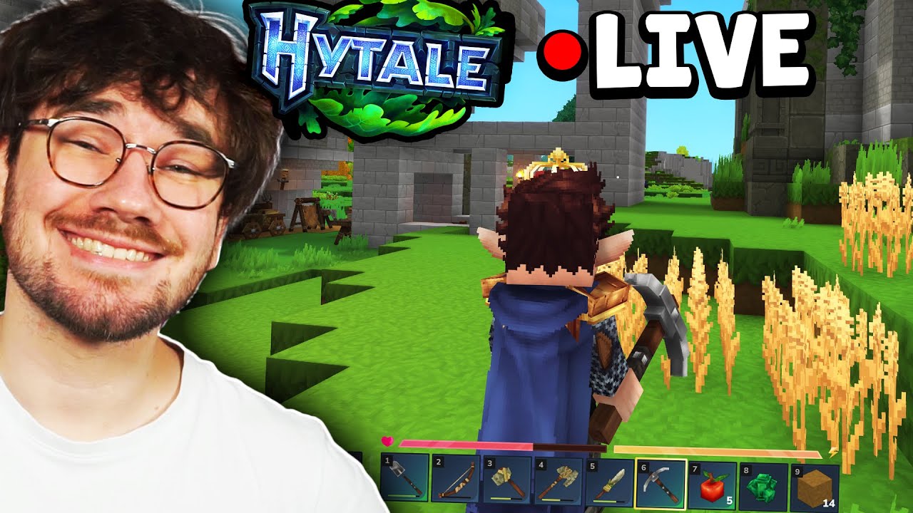 czas na nowy świat NA ŻYWO! - HYTALE (kod tw&oacute;rcy: CZOKLET)
