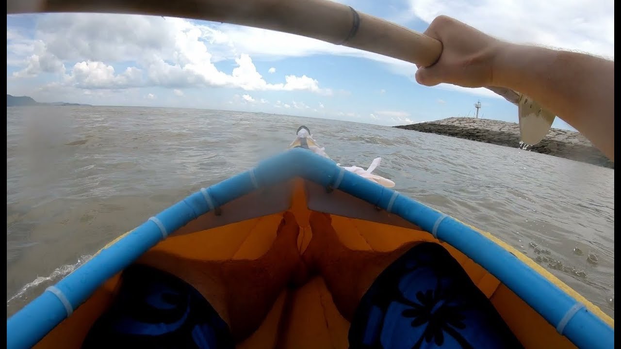 Maiden voyage of my DIY Oru Kayak