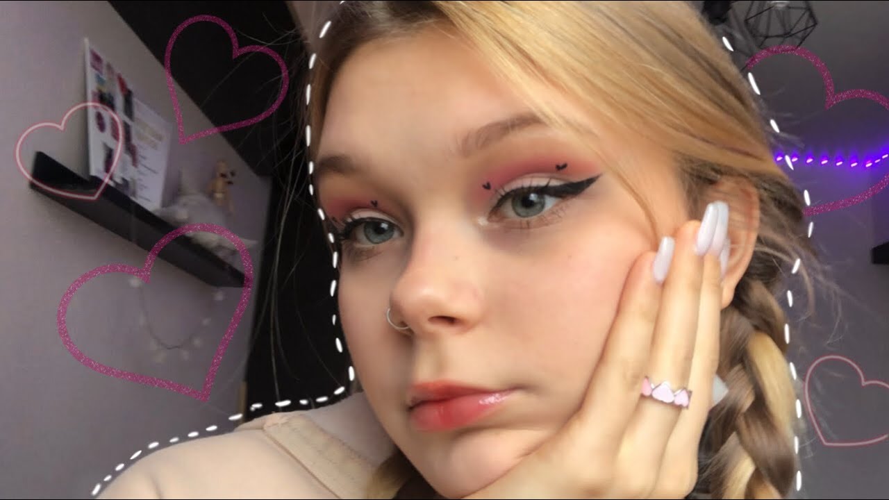 Valentine’s Day makeup💗
