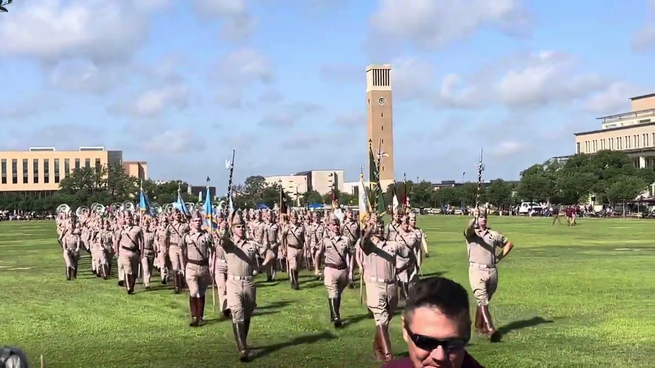 The Aggie Band Class ‘25 exits Simpson Drill Field for the final time - Final Review 2025
