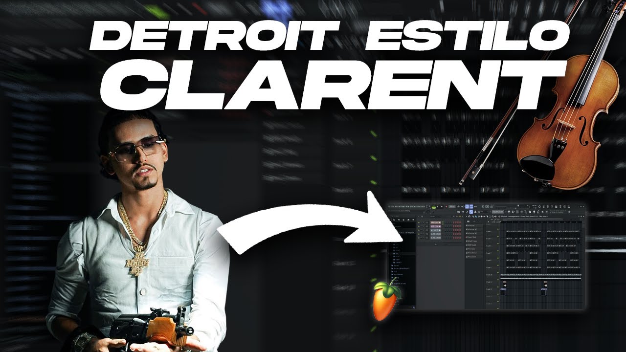 Cómo HAGO un BEAT DETROIT con VIOLINES estilo CLARENT | FL STUDIO