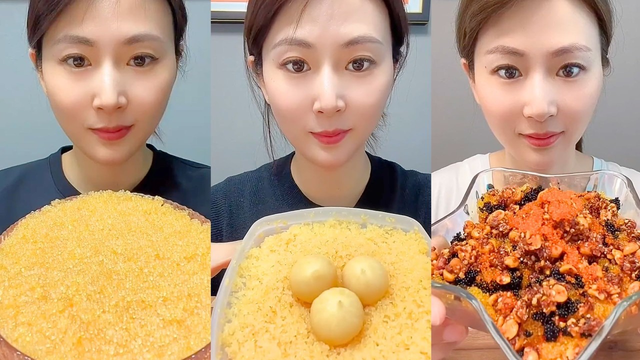 Chinese Colorful Fish Roe & Spicy Seafood ASMR | Crunchy Eating Sounds #144
