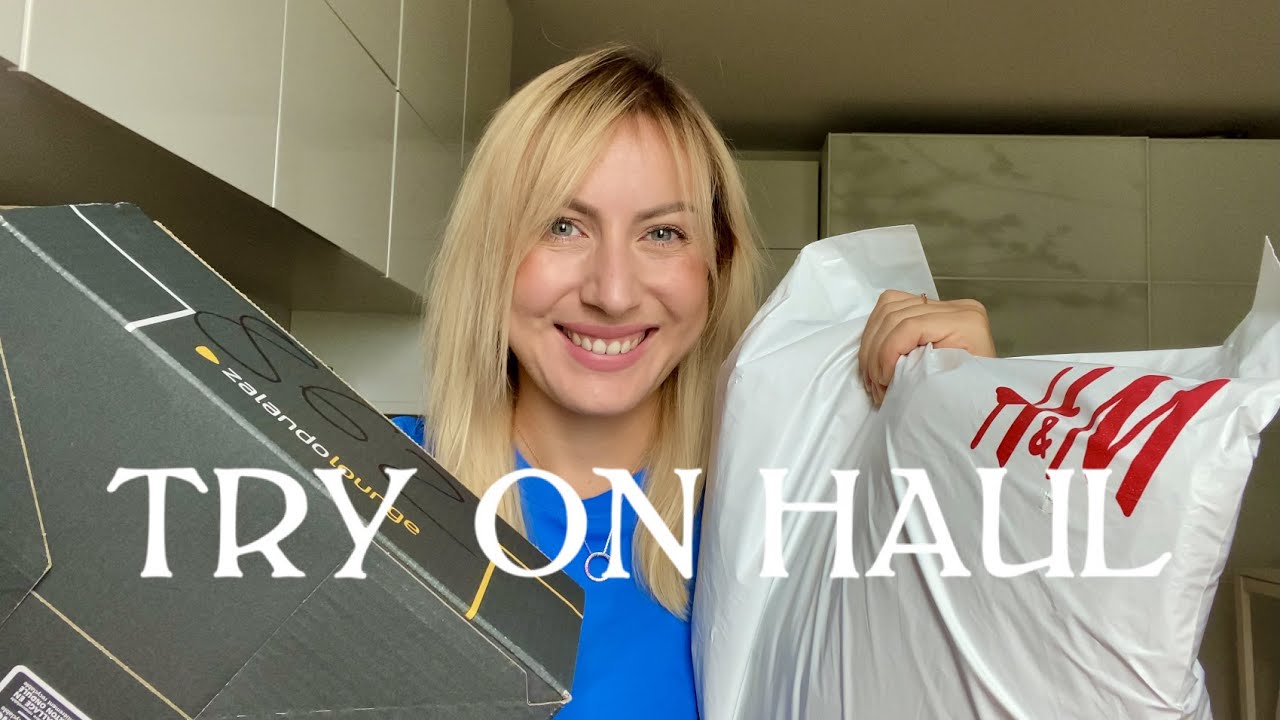 H&M I ZALANDO LOUNGE - TRY ON HAUL #VLOG