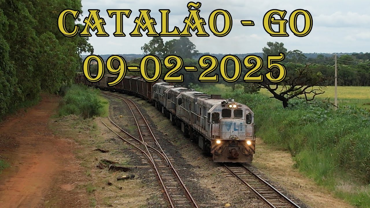 Trem carregado de fosfato Catalão-GO 09/02/2025