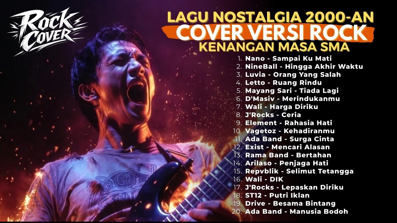 20 Cover Rock Indonesia Paling Baru 2026 |  Hits Legendaris Era - 2000an, Wajib Dengar!