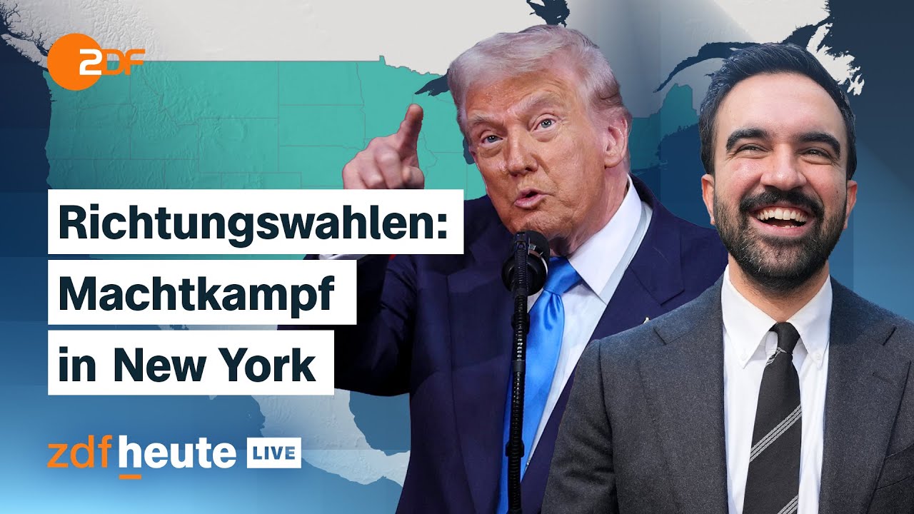 Mamdani wird zur Hoffnung der Demokraten – was die Wahl für die US-Politik bedeutet |  ZDFheute live