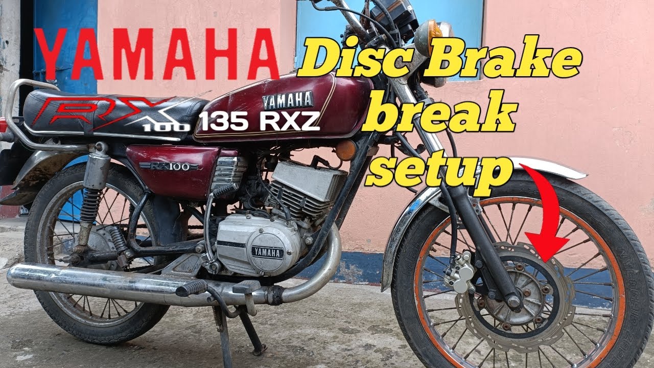 Yamaha RX 100 Front Disc Brake Installation | Yamaha RX Front Disc Brake | Yamaha RX Disc Brake