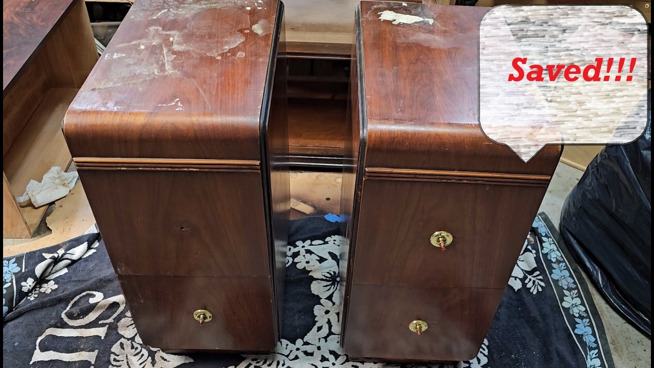 Restoration Of 2 Art Deco Nightstands