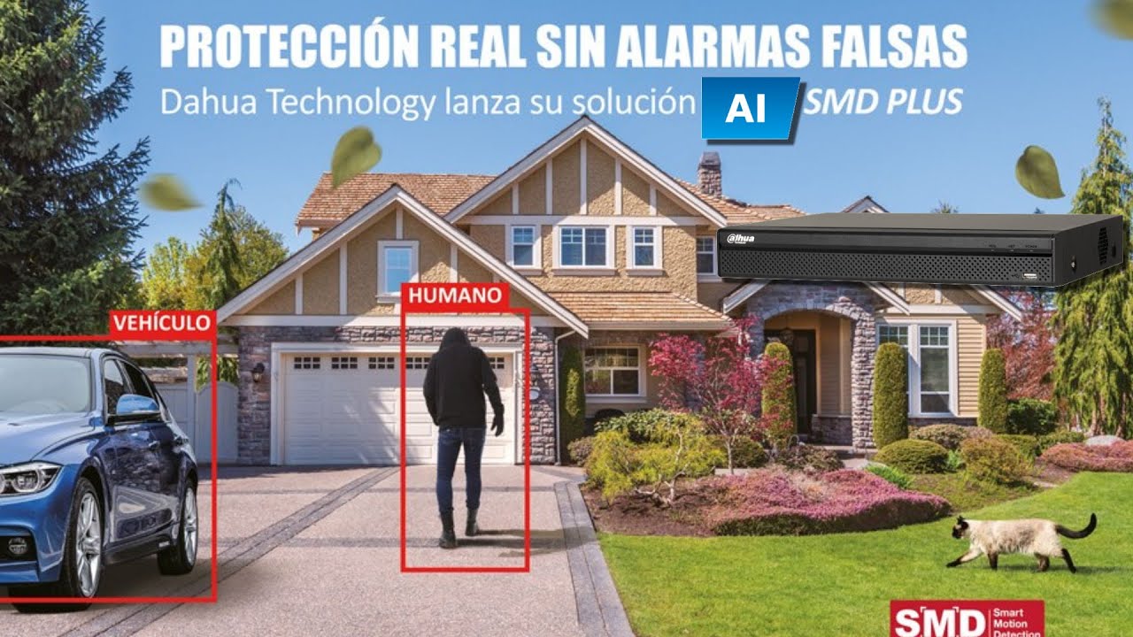 DVR Dahua AI SMD Plus Detección personas y vehículos