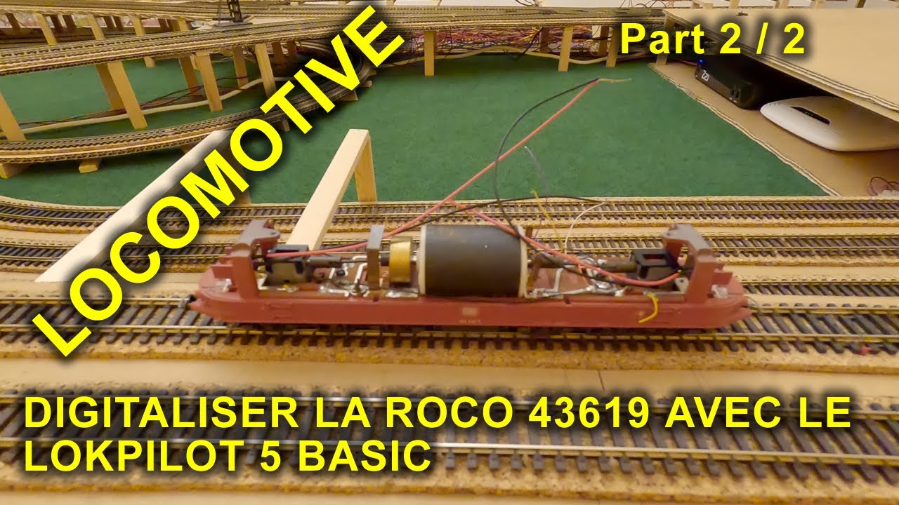 Digitaliser la Roco 43619 avec le lokpilot 5 basic part 2/2 - #Locomotive 🚂