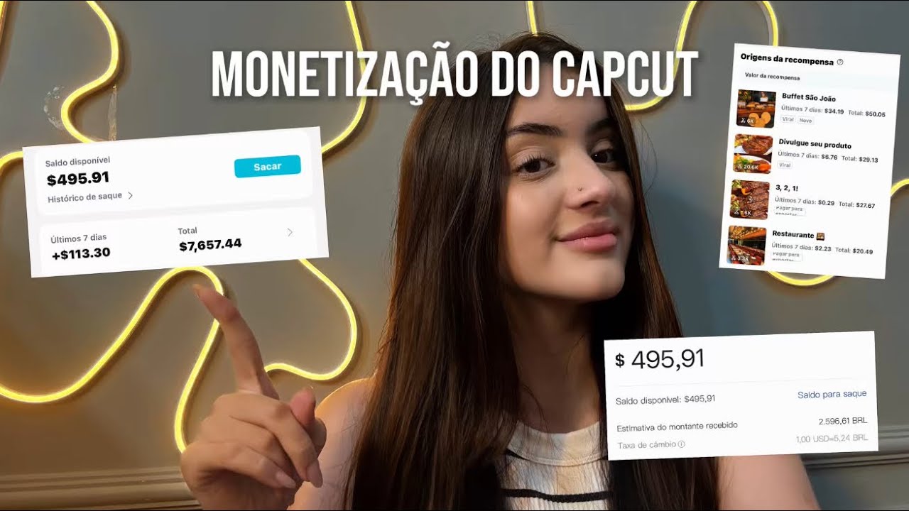 MONETIZAÇÃO DO CAPCUT - QUAIS SÃO OS FATORES PARA GANHAR MAIS DÓLARES?