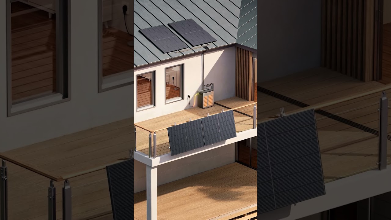 #EcoFlowStream - гибридная система для использования и накопления солнечной энергии #энергияподрукой