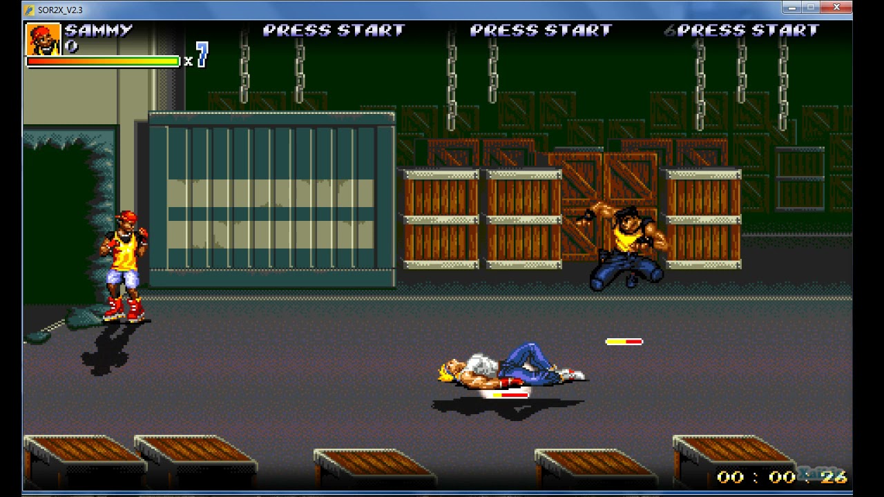 Streets of Rage 2X (V2.3) (Axel vs Adam) (1 vs 1) (1/5) (modified) (CPU only)