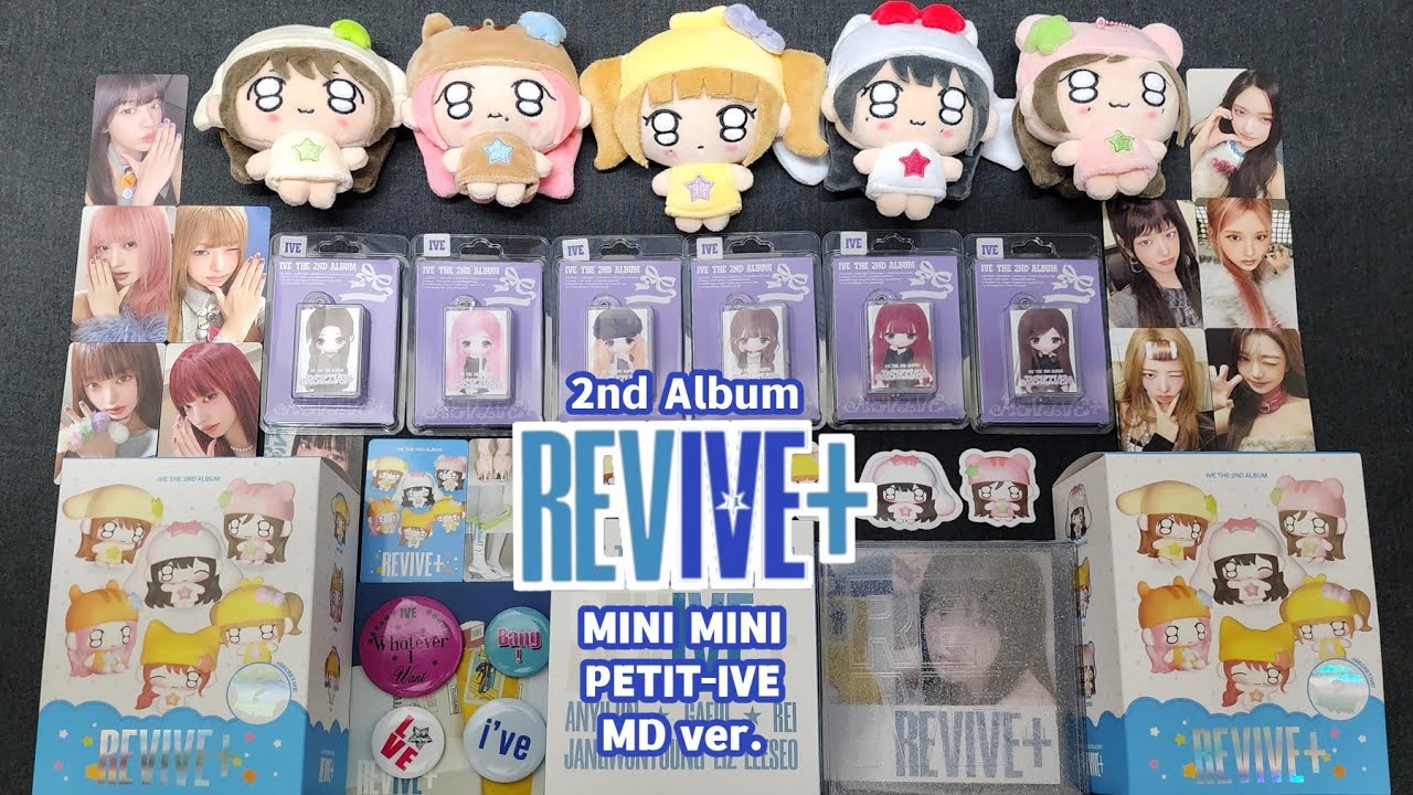 [Распаковка] IVE - REVIVE + 2-й альбом, часть 2 (MINI MINI + PETIT-IVE + MD версия альбома Nemo) ...
