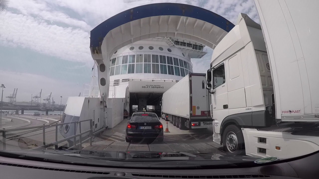Dunkerque - Dover Boarding & Disambarking by DFDS Seaways