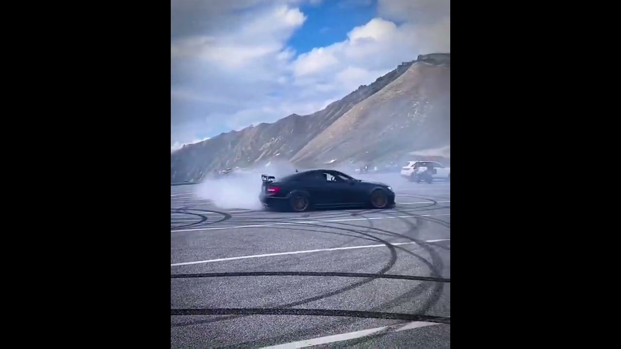 Mafia Style Mercedes Drifting in the Mountains|#shorts #mercedes #drifting #mountains #amg #fyp #fun