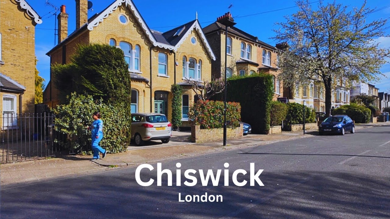 Chiswick Walk In Spring 2025 | London Walking Tour 4K