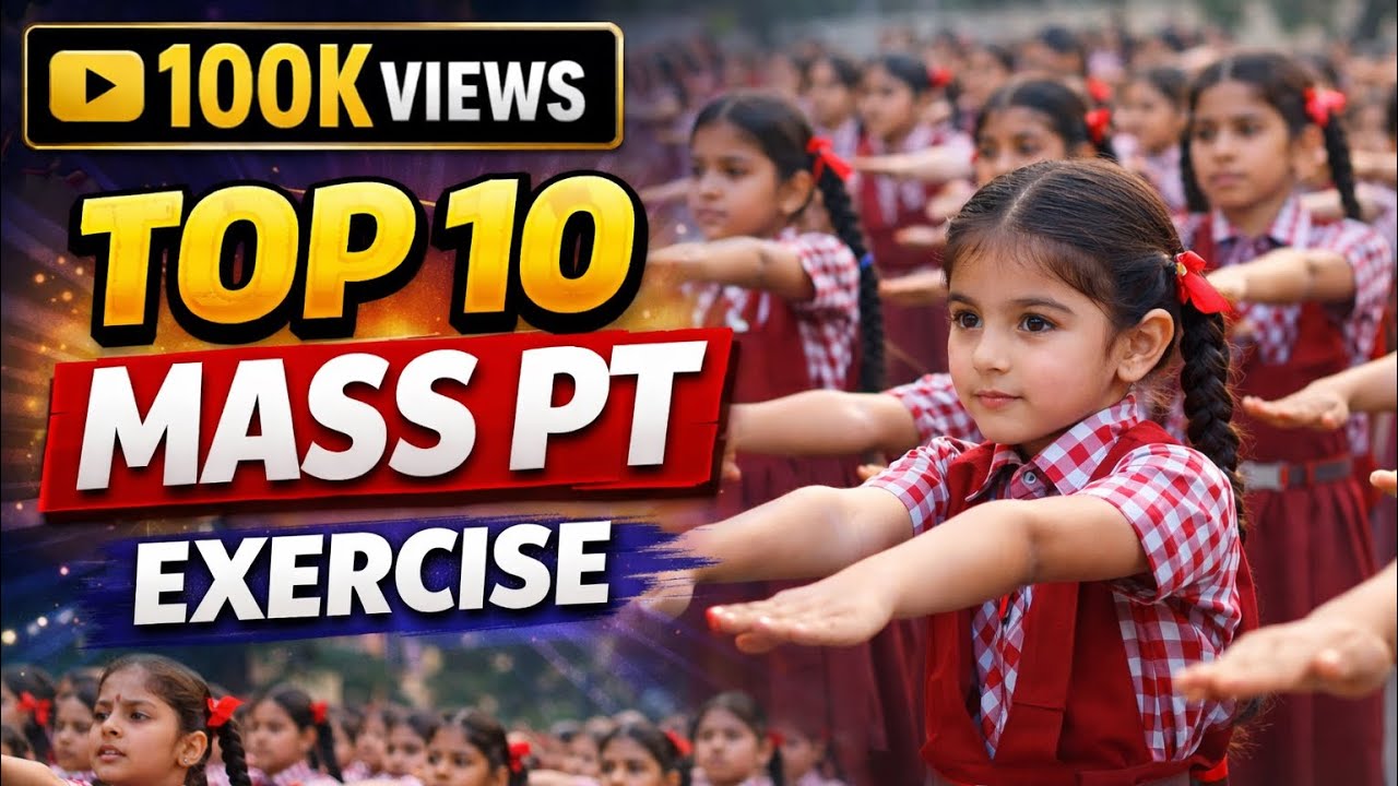 Top 10 Mass PT Exercise Music with Drum !! Morning Assembly In School!!