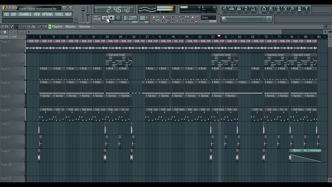 Dante Llueve Instrumental 2022
