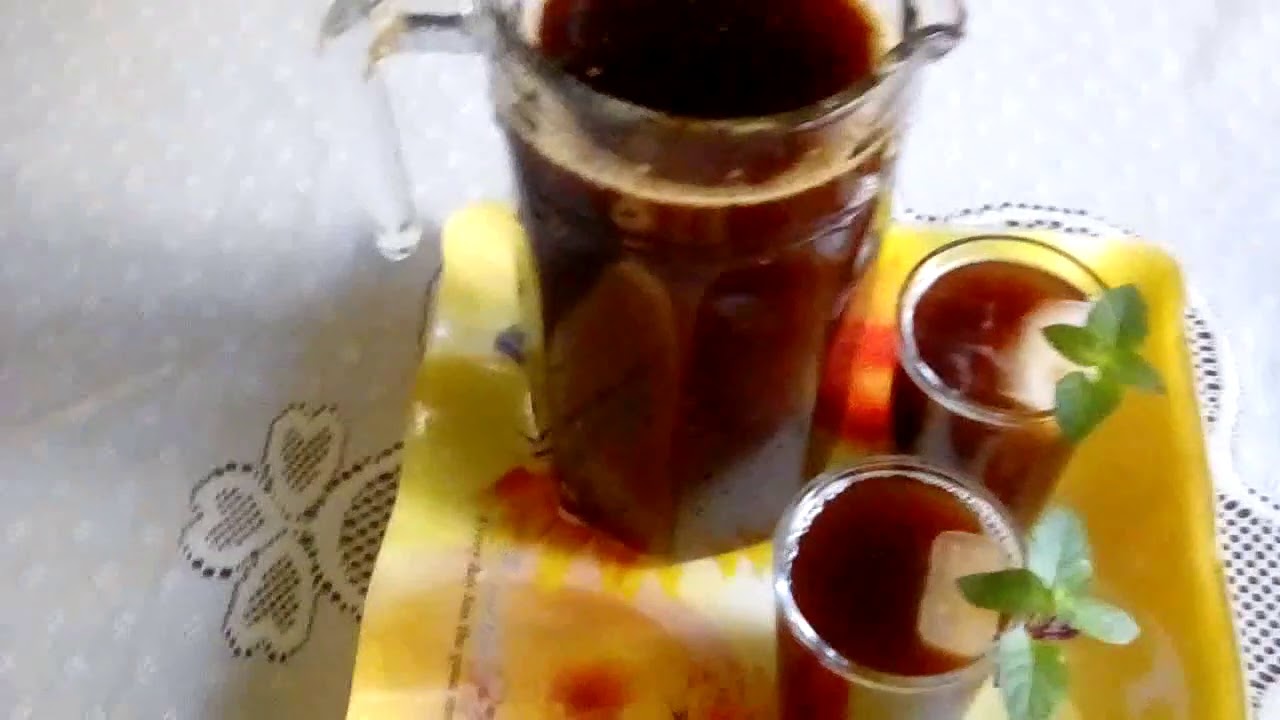 عصير السكنجبيل   بنعناع ودبس وخل تمر طبيعي