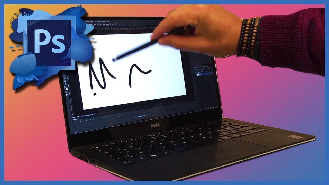 How to use a STYLUS / PEN in Photoshop CS6