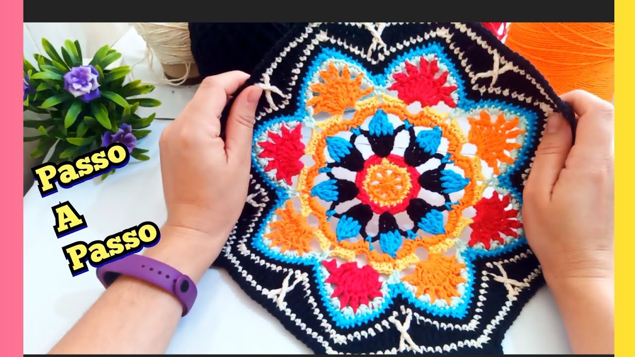 Square tapete persa vídeo aula 🥳🥳🥳 parte 1