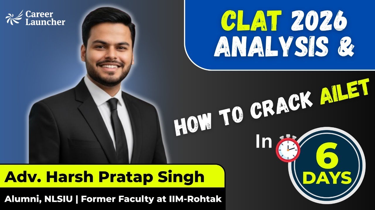 CLAT 2026 Analysis & AILET Roadmap | Complete Strategy Breakdown for Law Aspirants