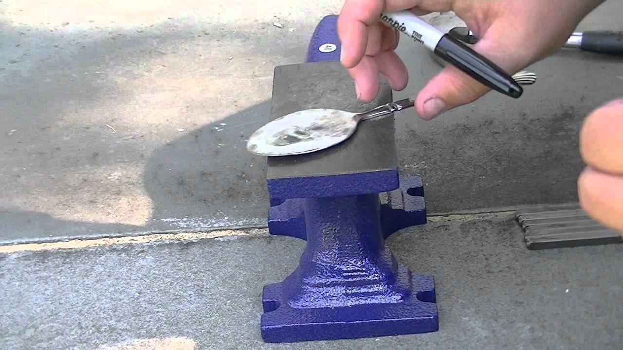 How to Stamp Spoons and Make a Garden Marker