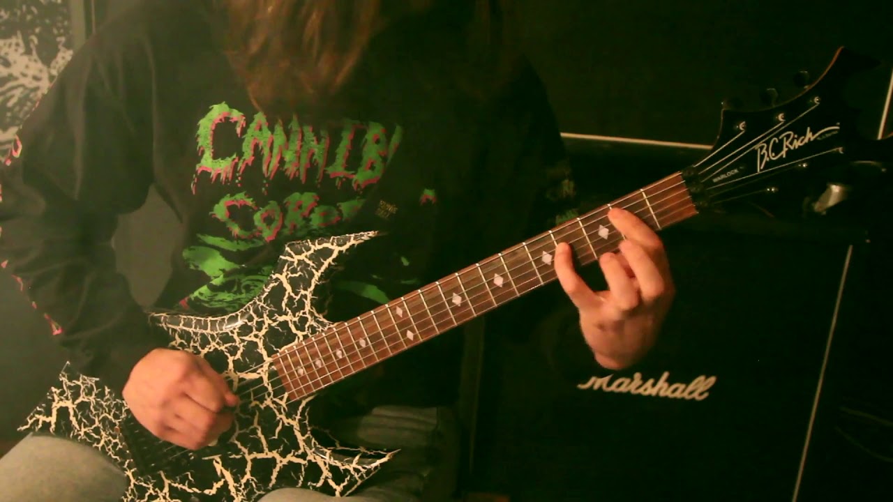 UNDEATH - CHAINED TO A REEKING ROTTED BODY (GUITAR PLAYTHROUGH)