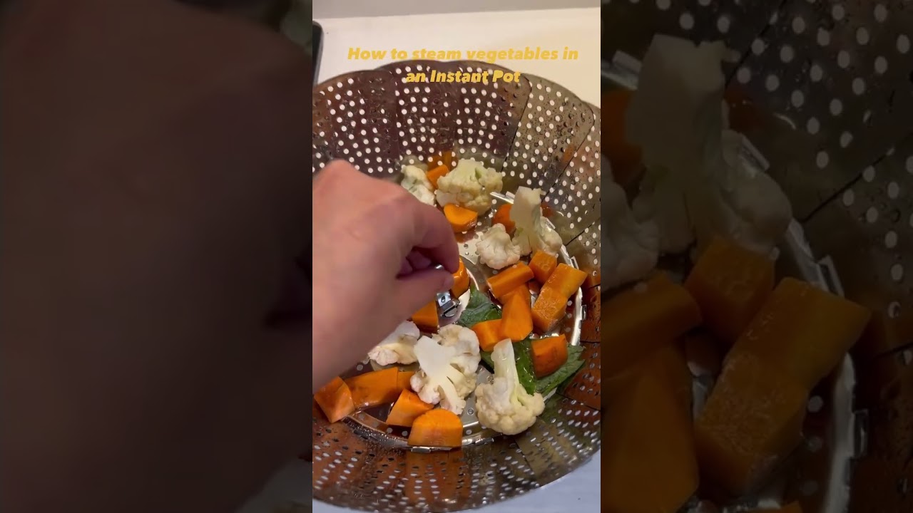 How to steam vegetables in an Instant Pot ||Instant Pot Steamed Vegetables
