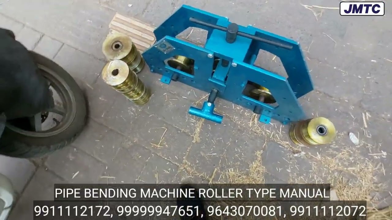 Pipe bending machine roller type | Manual Pipe bender