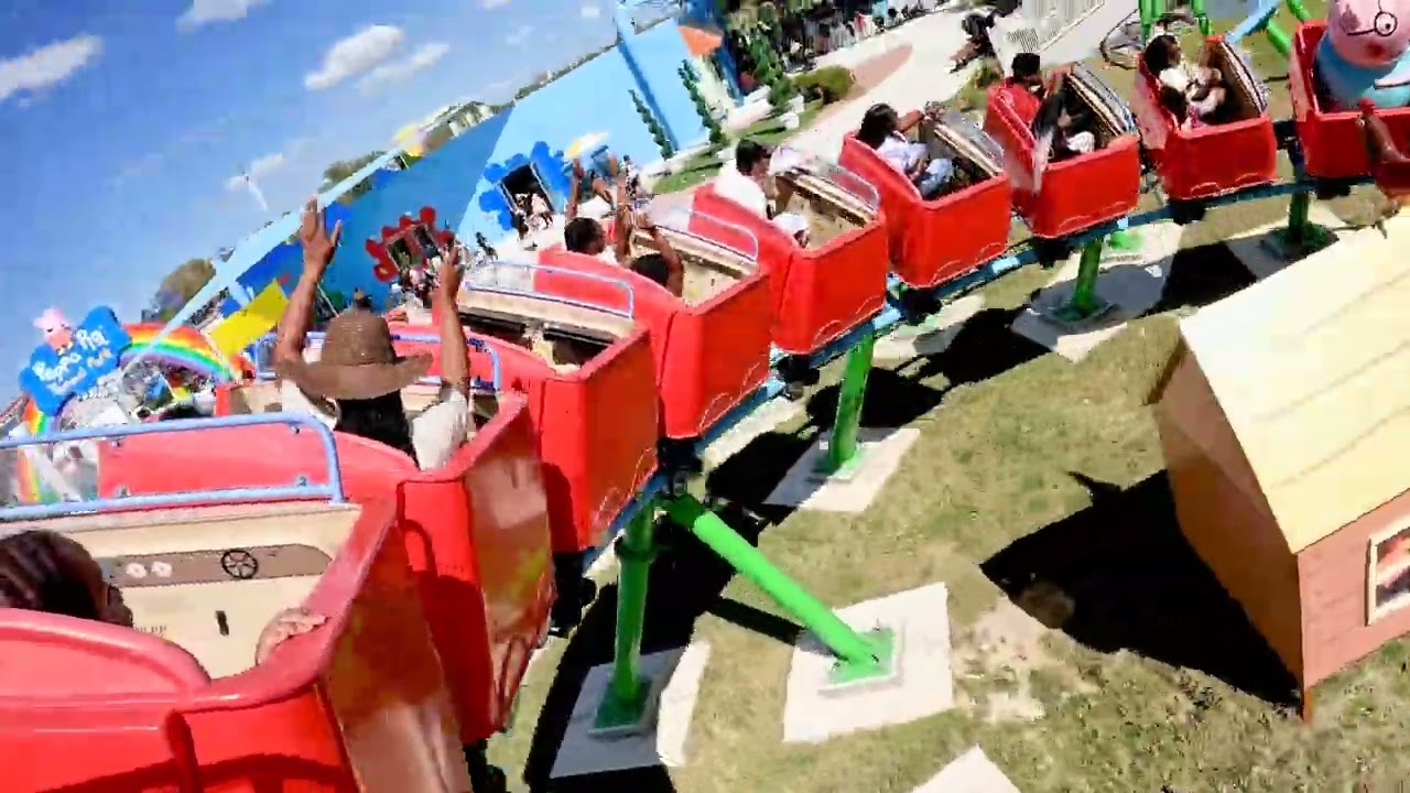 Daddy Pig's Roller Coaster 4K 60fps Hypersmooth On-Ride POV Peppa Pig Theme Park (2022)