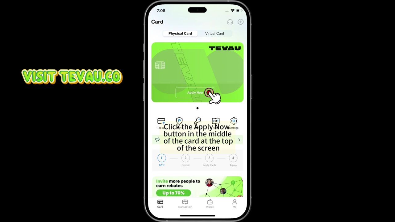 Tevau Full Operation Guide | How to Use the USDT Visa Card & Wallet Step-by-Step